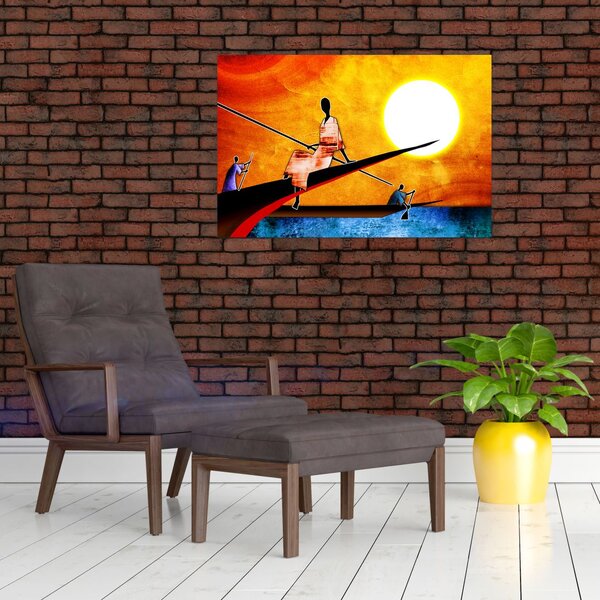 Tablou picturii epochale străveche (90x60 cm)