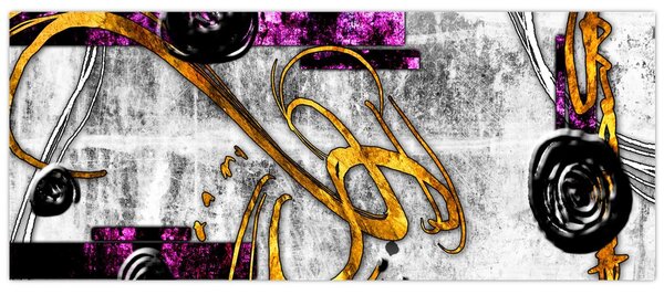 Tablou abstracției (120x50 cm)