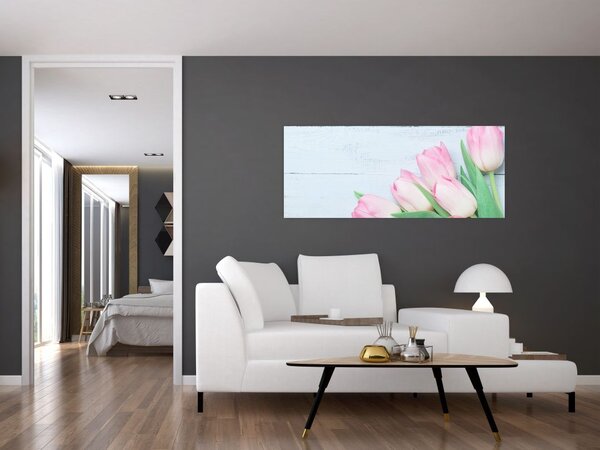 Tablou - Buchet de lalele (120x50 cm)