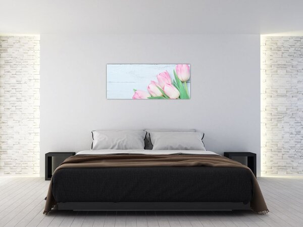 Tablou - Buchet de lalele (120x50 cm)