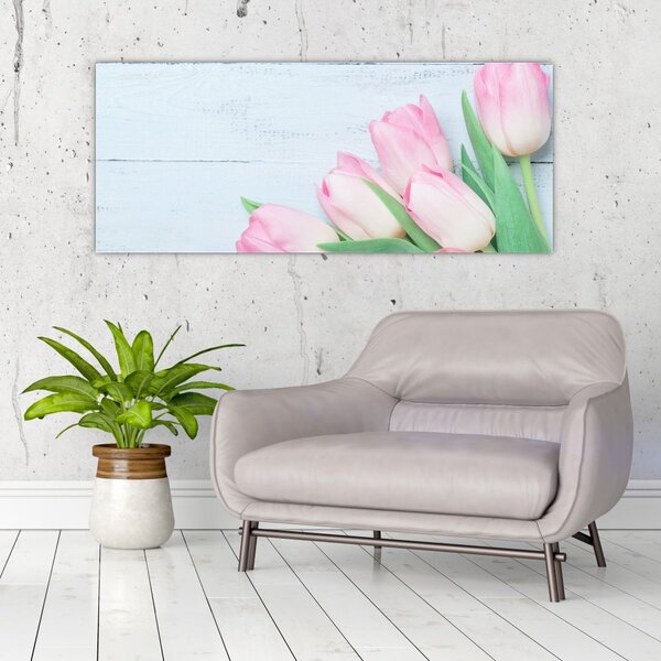 Tablou - Buchet de lalele (120x50 cm)