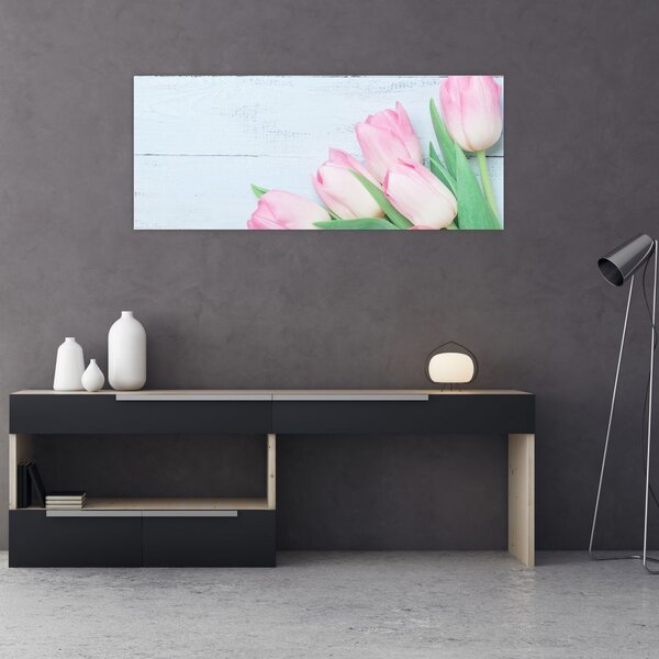 Tablou - Buchet de lalele (120x50 cm)