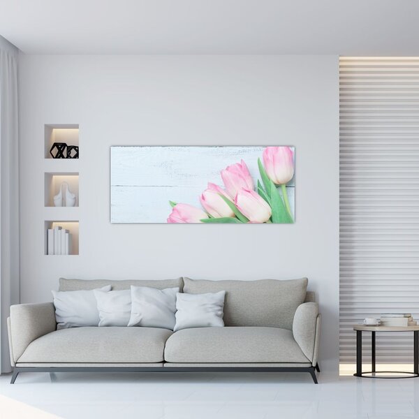 Tablou - Buchet de lalele (120x50 cm)