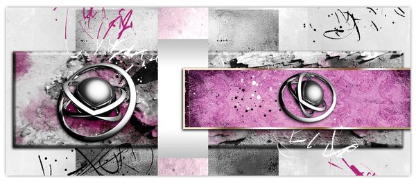 Tablou abstracție (120x50 cm)
