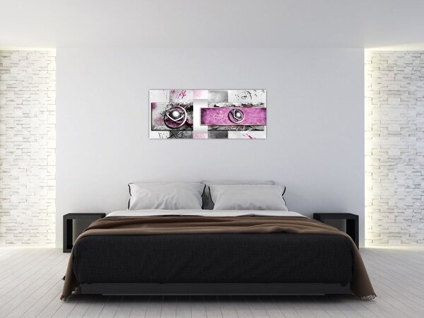 Tablou abstracție (120x50 cm)