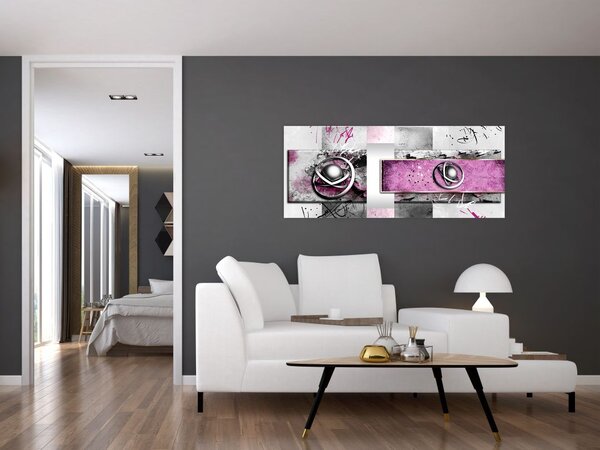 Tablou abstracție (120x50 cm)