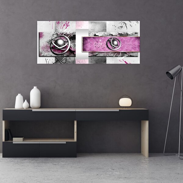 Tablou abstracție (120x50 cm)