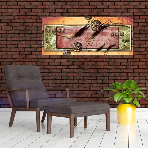Tablou abstract (120x50 cm)