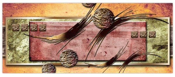 Tablou abstract (120x50 cm)