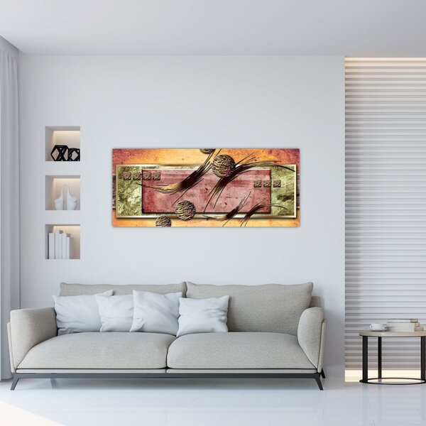 Tablou abstract (120x50 cm)