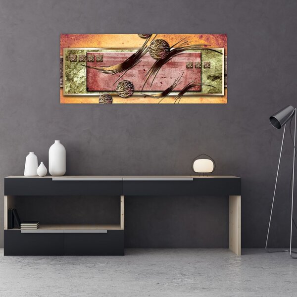 Tablou abstract (120x50 cm)