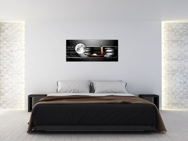 Tablou cu pictură epochală străveche (120x50 cm)