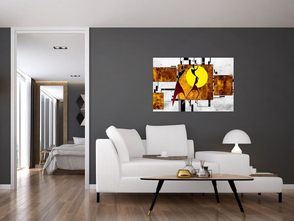 Tablou cu pictură epochală străveche (90x60 cm)