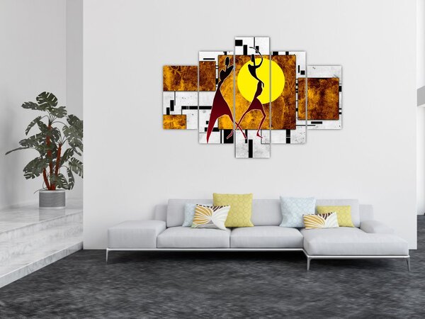 Tablou cu pictură epochală străveche (150x105 cm)