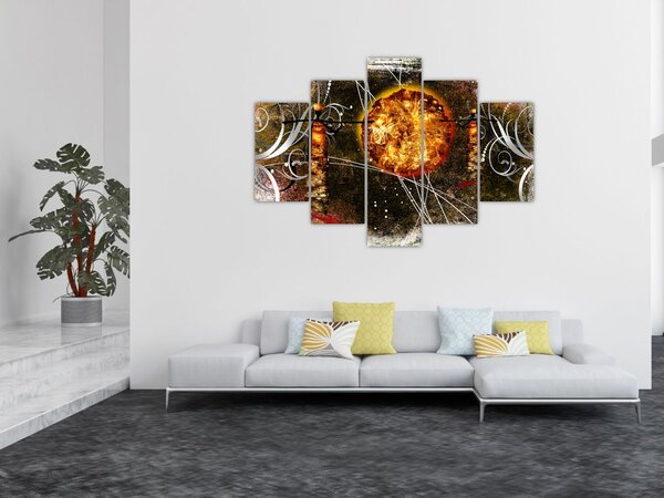 Tablou cu pictură epochală străveche (150x105 cm)