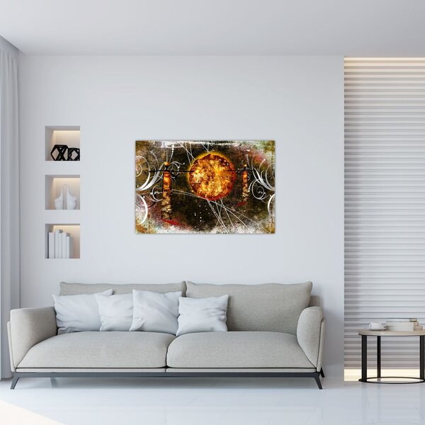 Tablou cu pictură epochală străveche (90x60 cm)