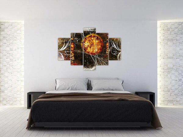 Tablou cu pictură epochală străveche (150x105 cm)