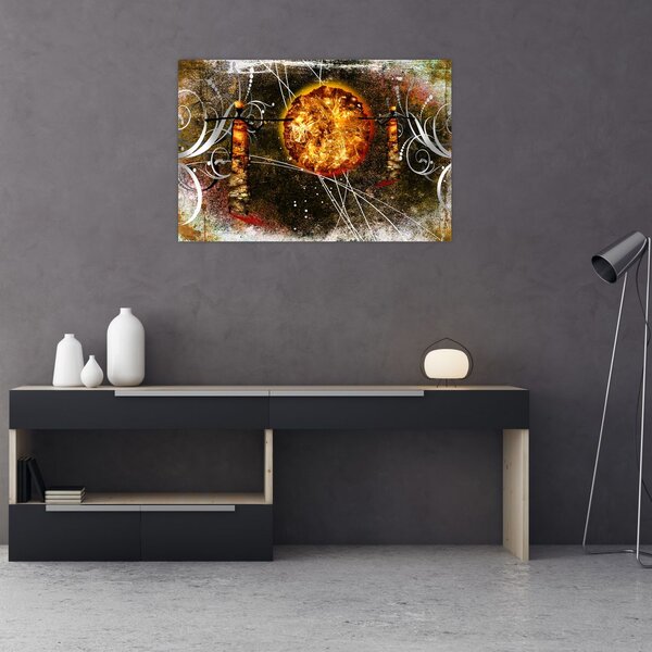 Tablou cu pictură epochală străveche (90x60 cm)