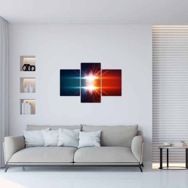 Tablou abstract cu glonț activ (90x60 cm)