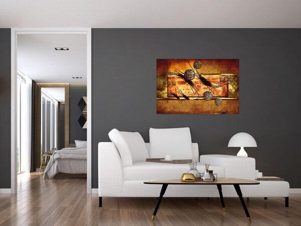 Tablou abstracției (90x60 cm)