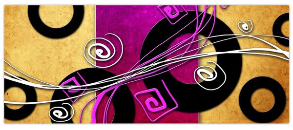 Tablou abstracției (120x50 cm)