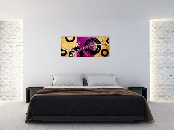 Tablou abstracției (120x50 cm)