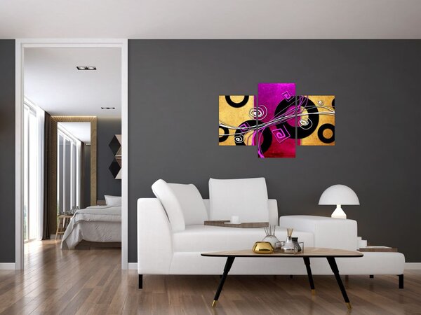 Tablou abstracției (90x60 cm)