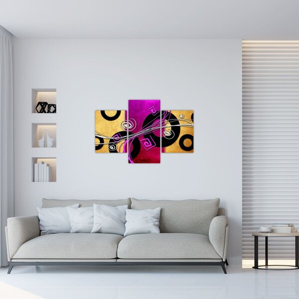 Tablou abstracției (90x60 cm)