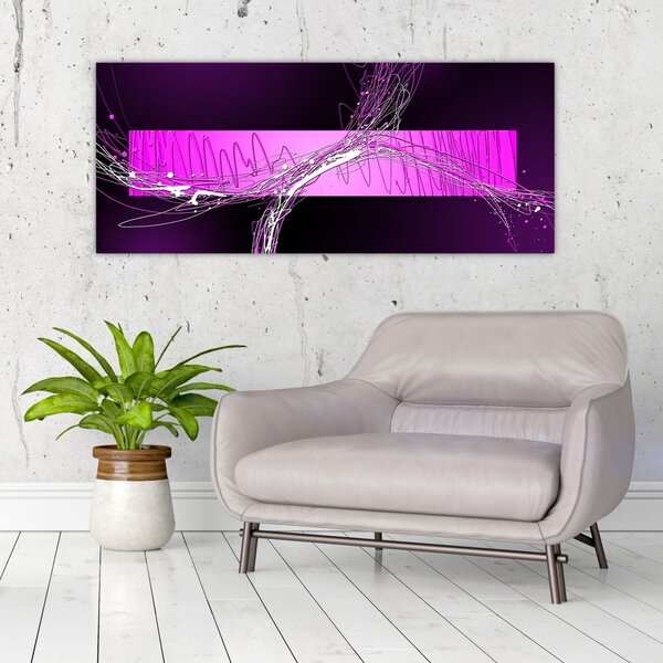 Tablou abstract (120x50 cm)