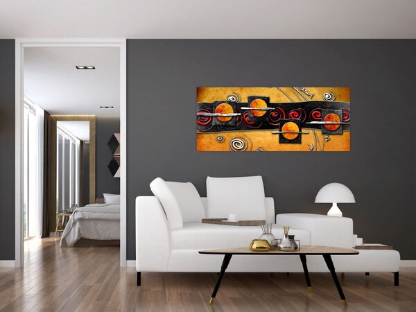 Tablou abstacției - Panete (120x50 cm)