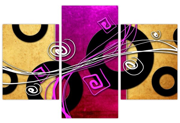 Tablou abstracției (90x60 cm)