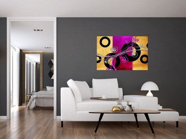 Tablou abstracției (90x60 cm)