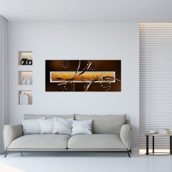 Tablou abstracției - Fluturi (120x50 cm)