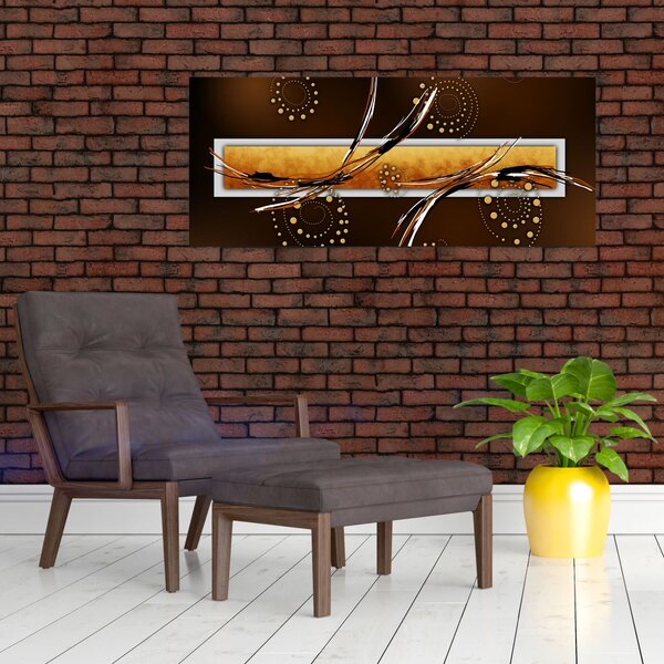 Tablou abstracției - Fluturi (120x50 cm)