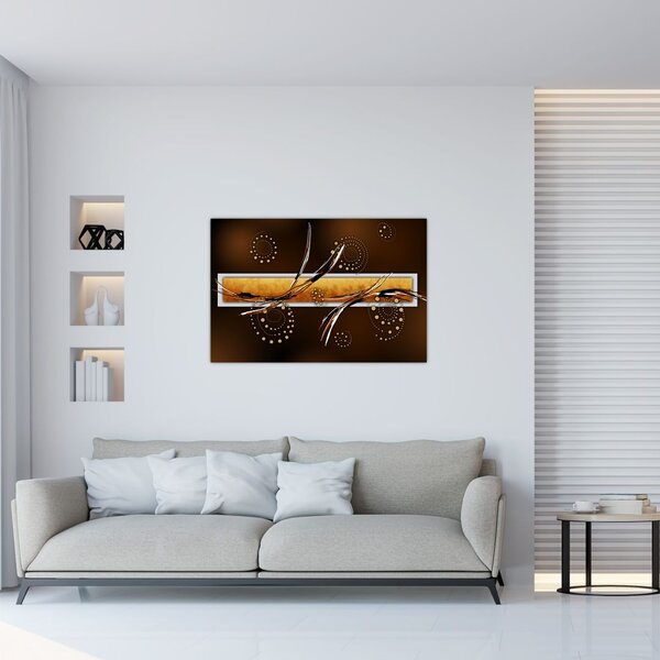 Tablou abstracției - Fluturi (90x60 cm)