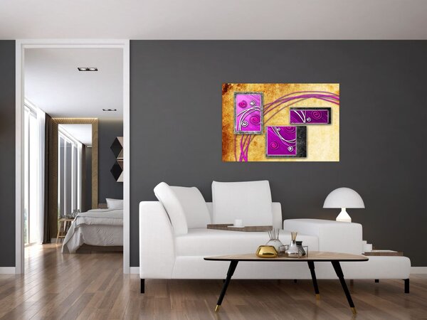 Tablou abstracție (90x60 cm)