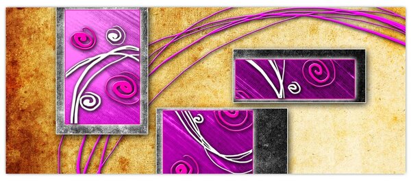 Tablou abstracție (120x50 cm)