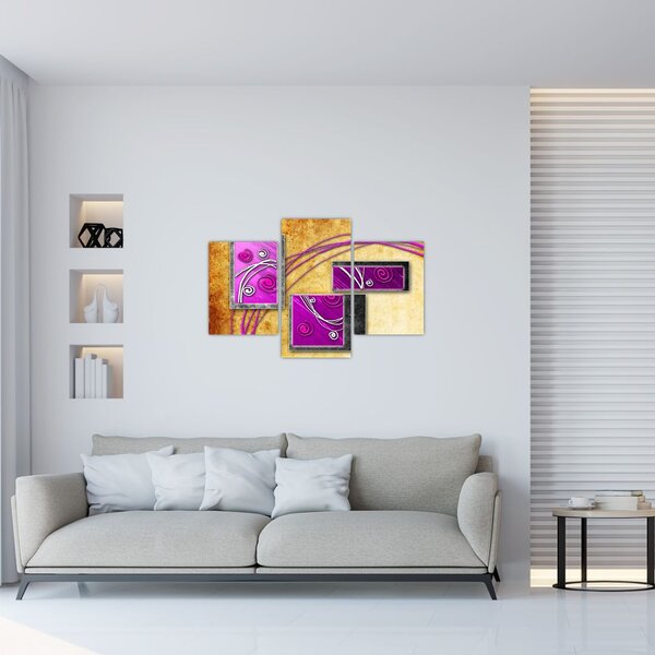 Tablou abstracție (90x60 cm)