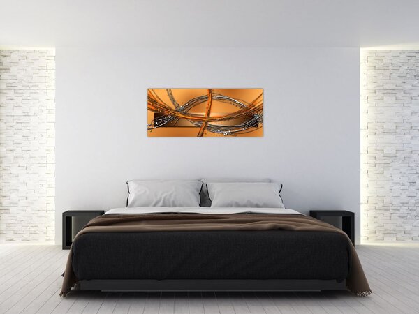 Tablou abstact (120x50 cm)