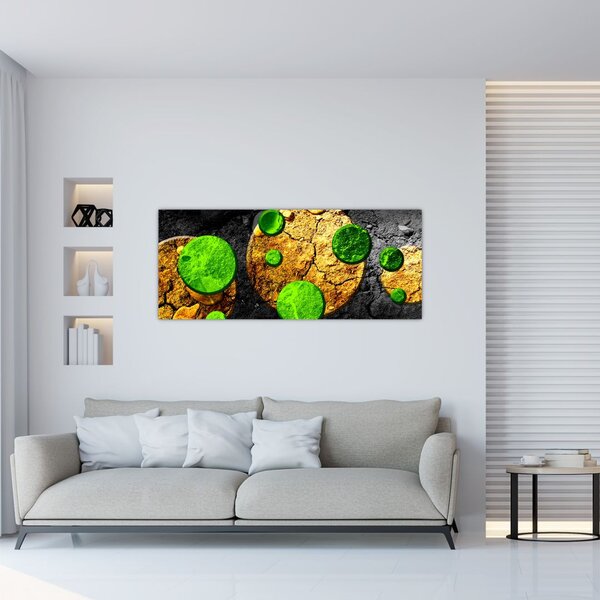 Tablou abstract - Bilă (120x50 cm)