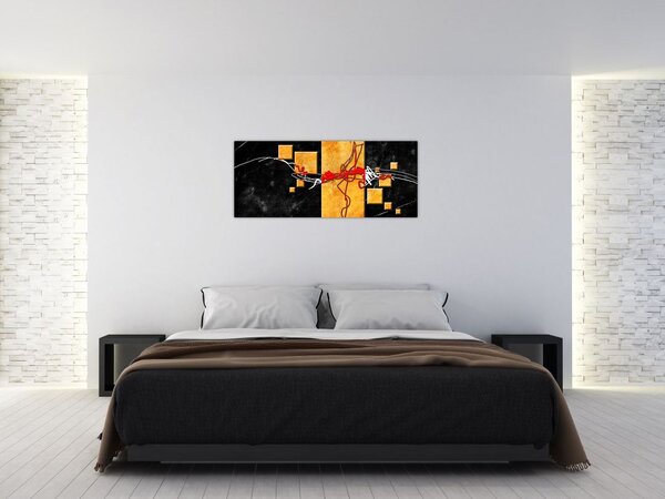 Tablou abstract - Dansatoare (120x50 cm)