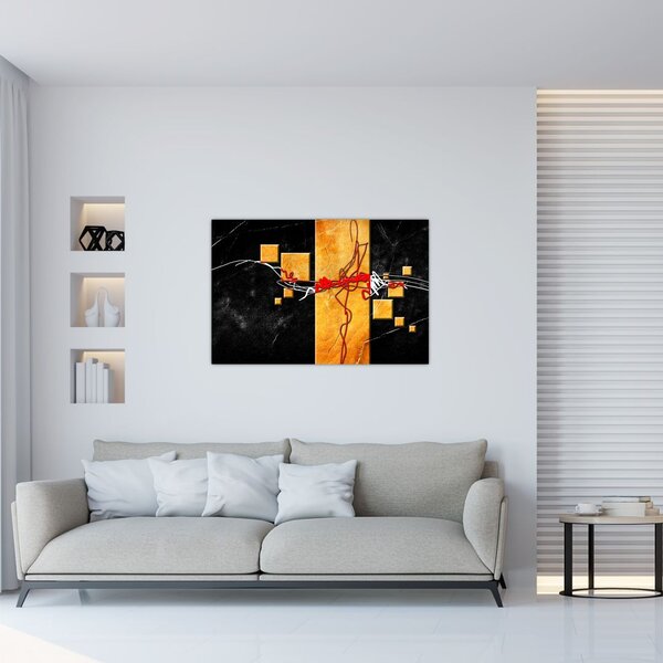 Tablou abstract - Dansatoare (90x60 cm)