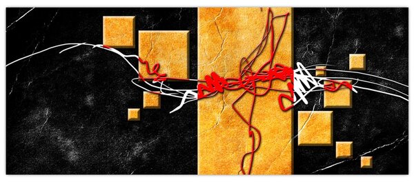 Tablou abstract - Dansatoare (120x50 cm)