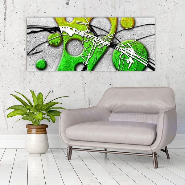Tablou abstract (120x50 cm)