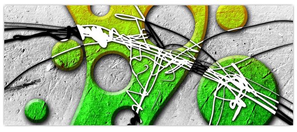 Tablou abstract (120x50 cm)
