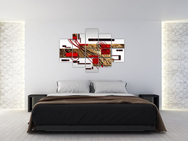Tablou cu abstracție (150x105 cm)