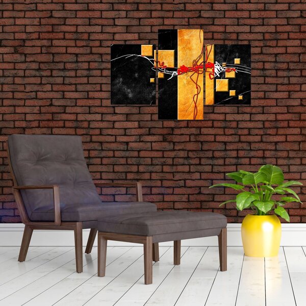 Tablou abstract - Dansatoare (90x60 cm)