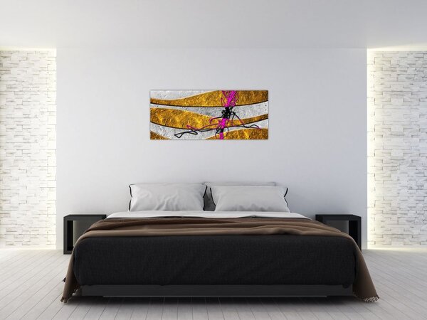 Tablou cu abstracție (120x50 cm)
