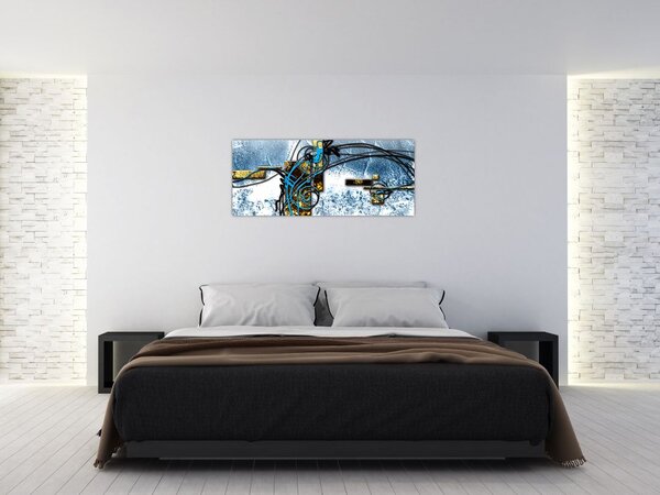 Tablou abstract (120x50 cm)
