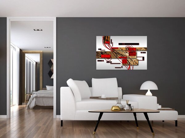Tablou cu abstracție (90x60 cm)